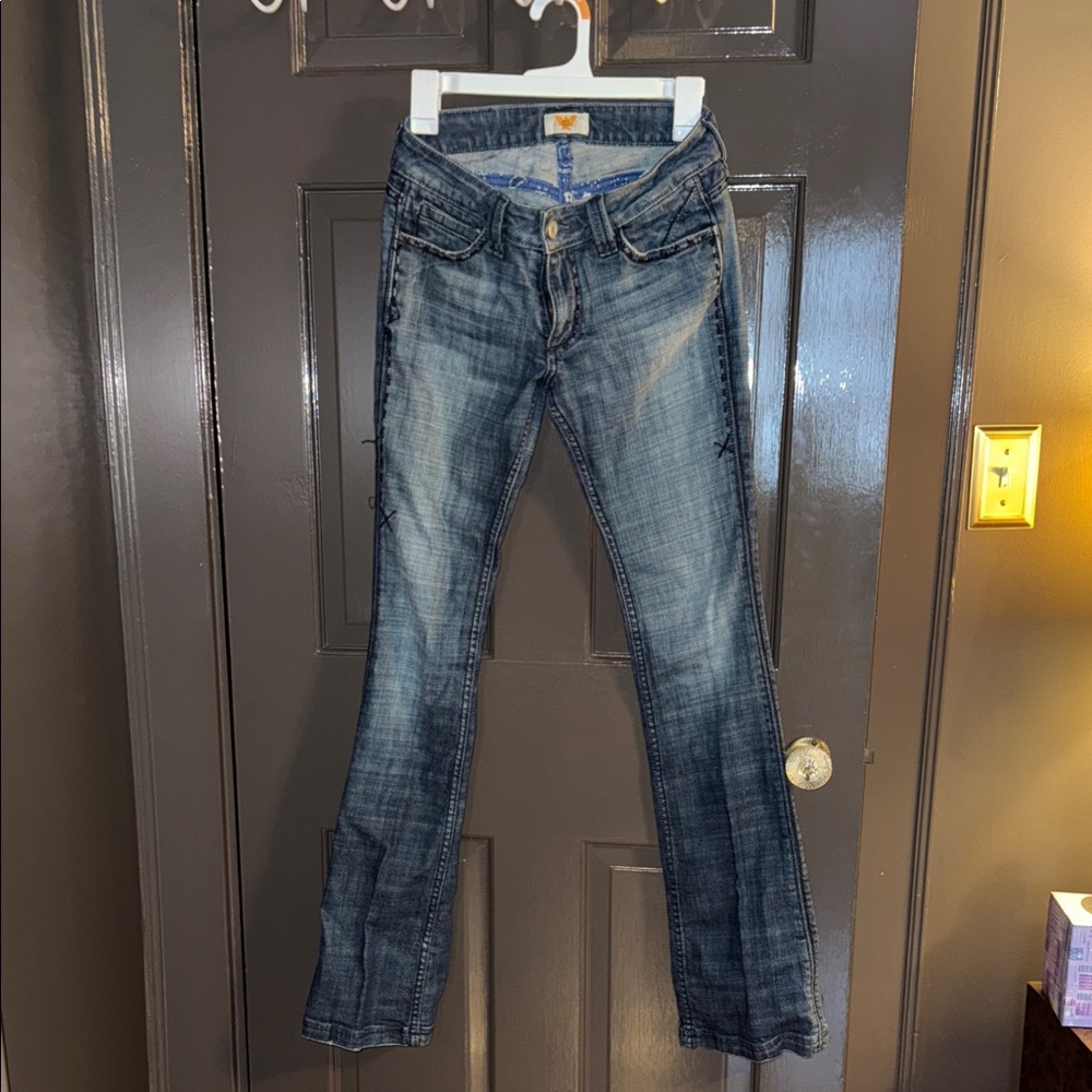 Vintage Antik Denim Low Rise Flare Jeans